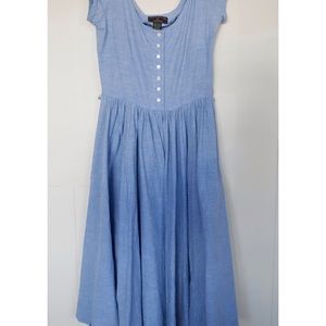 Charter club vintage light blue dress